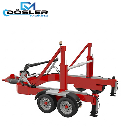 Manuel hydroulic cable drum trailer 12 Tons capacity